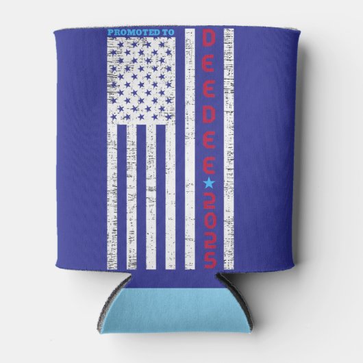 初めてディーディーダディに昇進パパ 缶クーラー (正面)