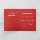 初めてラブカードに落ちた カード (内部)