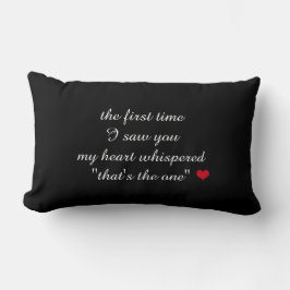 初めて会った時。 ランバークッション