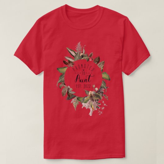 初めて叔母エスト2022女性花に昇進 Tシャツ (デザイン正面)