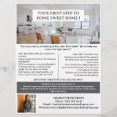 初めて買い手または賃貸不動産を借り実在た場合 チラシ (正面)