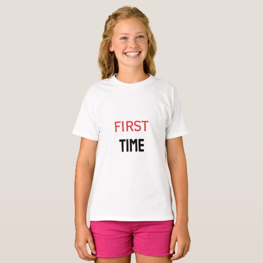 初めて Tシャツ (正面フル)