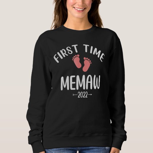 初めてMemaw 2022母S日 スウェットシャツ (正面)