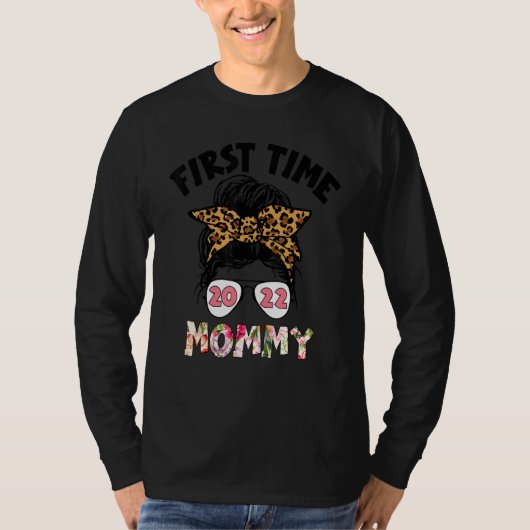 初めてMommy 2022妊娠発表New M Tシャツ (正面)
