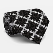 初めと終わりのタイが付いている装飾的な十字 ネクタイ (ロール)