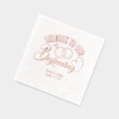 初めの方へよう結婚こそ 箔ナプキン (左)