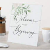 初めの植物台座記号へようこそ 台座サイン (インサイチュ)