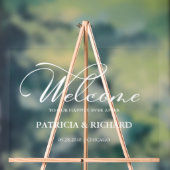 初めの歓迎結婚サインへようこそ アクリルサイン (ニュートラル)