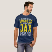 初めはうまくいかなくても Ja 面白い名前 男の子 Tシャツ (正面フル)