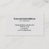 初めまして伝統的 名刺 (裏面)