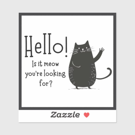 初めまして!あなたは探してる?キャット シール (シート)