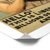 初めまして!これは自由話の ポスター (角)