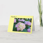 初めまして!ご家族の皆様に幸せをお祈りします カード (正面)