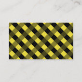 初めまして!イエロー&ブラックプライベートチューター 名刺 (裏面)