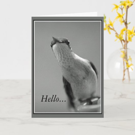 初めまして... カード (黄色い花)