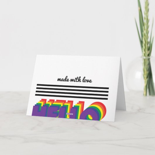 初めまして カード (裏面)