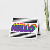 初めまして カード (正面)