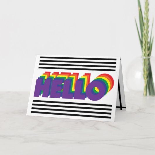 初めまして カード (正面)