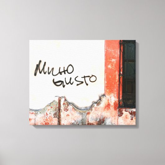 初めまして キャンバスプリント (正面)