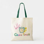 初めまして!ゴシップ好きトートバッグのためのチズム時間 トートバッグ (裏面)