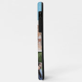 初めまして!フォトコラージュのスカイブルーパーソナライズされた4 Case-Mate iPhoneケース (裏面/左)