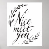 初めまして ポスター (正面)