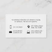 初めまして |名刺 名刺 (裏面)