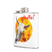 初めまして!悪魔のスカルと火 フラスク (左)