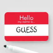 初めまして...推測 名札 (インサイチュ)
