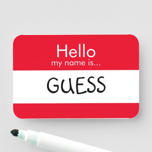初めまして...推測 名札 (インサイチュ)