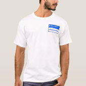 初めまして!私の名前は素晴らしおもしろいTシャツ Tシャツ (正面)