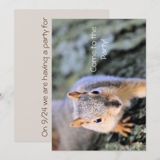 初めまして!私はダーリン！ 招待状 (正面/裏面)