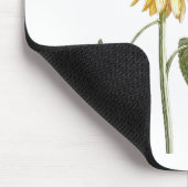 初めまして!素敵な夏を過ごす – ヴィンテージひまわり マウスパッド (コーナー)