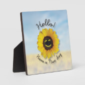 初めまして!良い一日を過ごす フォトプラーク (正面)