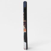 初めまして!4フォトコラージュ濃い青パーソナライズされた Case-Mate iPhoneケース (裏面/左)