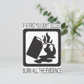 初めもして君は成功しない ポストカード (スタンド正面)