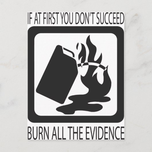 初めもして君は成功しない ポストカード (正面)