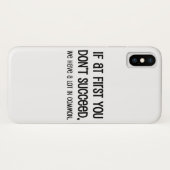 初めもして君は成功しない Case-Mate iPhoneケース (裏面(横))