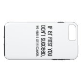 初めもして君は成功しない Case-Mate iPhoneケース (裏面(横))