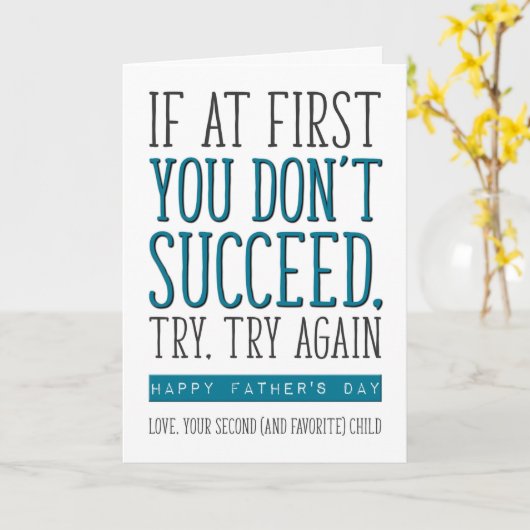 初めもして君は成功しなおもしろいい、父の日 カード (黄色い花)