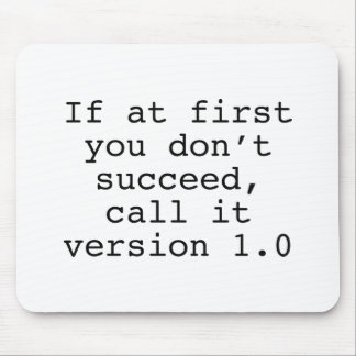 初めもして成功しない場合は、Version 1.0と呼ぶ マウスパッド