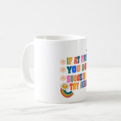 初めもして、あなたは再び成功しない コーヒーマグカップ (正面左)