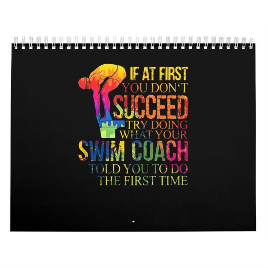 初めもして、あなたは水泳コーチをしようとしない カレンダー (カバー)