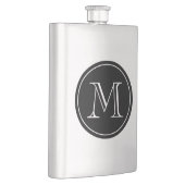 初カスタムモノグラムの式ステンレス鋼フラスコ フラスク (右)