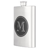 初カスタムモノグラムの式ステンレス鋼フラスコ フラスク (左)