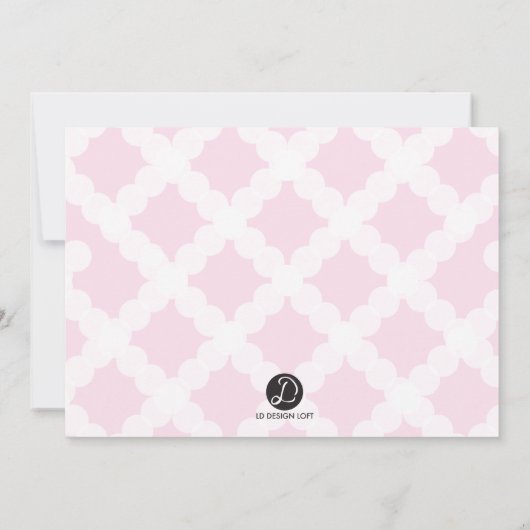 初ガーリーの聖体拝感謝してい写真 サンキューカード (裏面)