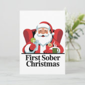 初クリスマス節酒サンタさん 清酒クリスマス 招待状 (スタンド正面)