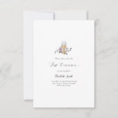 初シンプル期通信 招待状 (正面)