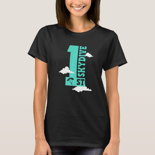 初スカイダイビングスカイダイバー1回目 Tシャツ (正面)