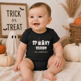 初ハロウィンの衣装 Spooky Season ベビーボディスーツ